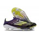 adidas F50 + FG Soccer Boots Unity Purple White Lucid Lemon