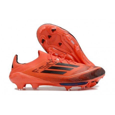 adidas F50 + FG Soccer Boots Turbo Aurora Black Platin Met