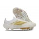 adidas F50 + FG Soccer Boots Ftwr White Gold Met