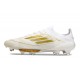 adidas F50 + FG Soccer Boots Ftwr White Gold Met