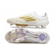 adidas F50 + FG Soccer Boots Ftwr White Gold Met