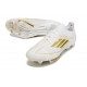 adidas F50 + FG Soccer Boots Ftwr White Gold Met