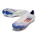 adidas F50+ FG Soccer Boots Ftwr White Solar Red Lucid Blue