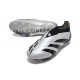 adidas Predator Elite Laceless FG Silver Black