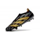 adidas Predator Elite Laceless FG Black Golden