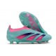 adidas Predator Elite Laceless FG Blue Pink