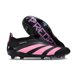 adidas Predator Elite Laceless FG Black Pink