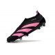 adidas Predator Elite Laceless FG Black Pink