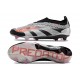 adidas Predator Elite Laceless FG Black Silver Red