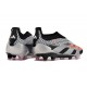 adidas Predator Elite Laceless FG Black Silver Red