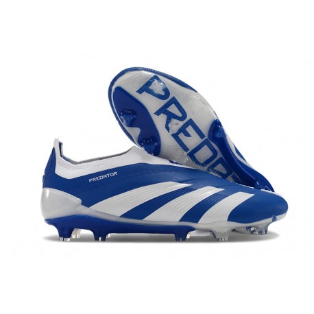 adidas Predator Elite Laceless FG Blue White