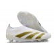 adidas Predator Elite Laceless FG White Gold