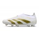 adidas Predator Elite Laceless FG White Gold