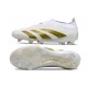 adidas Predator Elite Laceless FG White Gold