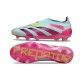 adidas Predator Elite Laceless FG Almost Blue Lucid Pink