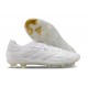 adidas Copa Pure 2 Elite+ FG Cleat Leather Ftwr White Gold Met