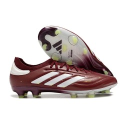 adidas Copa Pure 2 Elite+ FG Cleat Shadow Red White Team Solar Yellow