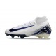 Nike Air Zoom Mercurial Superfly 10 Elite FG White Blue