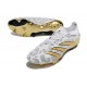 adidas Predator Low Elite Firm Ground Gold White Grey