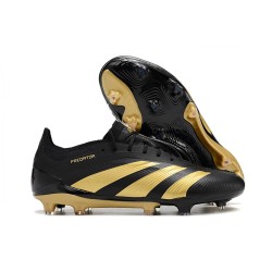 adidas Predator Low Elite Firm Ground Black Gold