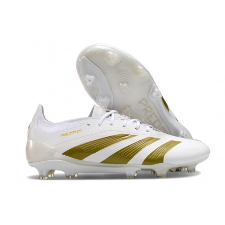 adidas Predator Low Elite Firm Ground White Gold