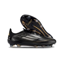 New adidas F50 Elite FG Core Black Iron Met Gold Met