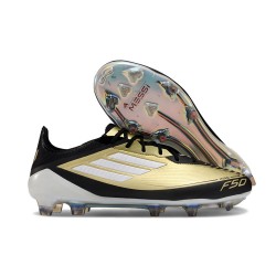 New adidas F50 Elite FG Gold Black White