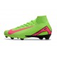 Nike Mercurial Superfly X Elite FG Boots Green Pink