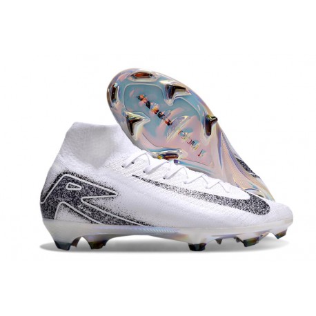 Nike Mercurial Superfly X Elite FG Boots White Black