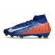 Nike Mercurial Superfly X Elite FG Boots Blue Orange White