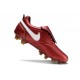 Nike Tiempo Legend X Elite Leather FG Ronaldo Red White