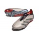 adidas Predator Low Elite FG Vivid Horizon - Platin Metallic Aurora Black Turbo