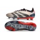 adidas Predator Low Elite FG Vivid Horizon - Platin Metallic Aurora Black Turbo