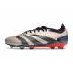 adidas Predator Low Elite FG Vivid Horizon - Platin Metallic Aurora Black Turbo