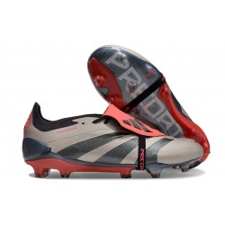 Adidas Predator Elite Foldover Tongue FG Vivid Horizon - Platin Metallic Aurora Black Turbo