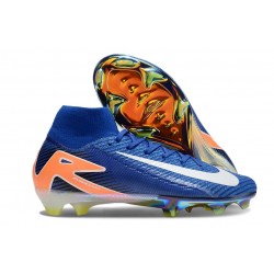 Nike Zoom Mercurial Superfly 10 Elite FG Boots Hyper Royal White Orange