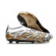 adidas Predator Elite Laceless FG Footwear White Core Black Gold Metallic