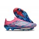 adidas F50+ LL FG Firm Ground Cleats Solar Blue Ftwr White Pink