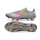 adidas F50+ LL FG Firm Ground Cleats Grey Pink Solar Yellow