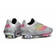 adidas F50+ LL FG Firm Ground Cleats Grey Pink Solar Yellow