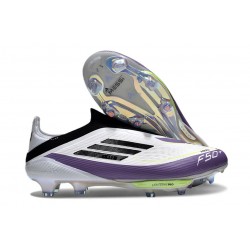 adidas F50+ LL FG Cleats X Messi Ftwr White Core Black Unity Purple