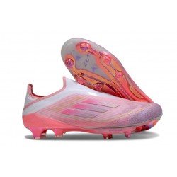 adidas F50+ LL FG Firm Ground Cleats Pink White