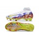 Nike Zoom Mercurial Superfly 10 Elite FG Boots White Purple Yellow