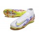 Nike Zoom Mercurial Superfly 10 Elite FG Boots White Purple Yellow