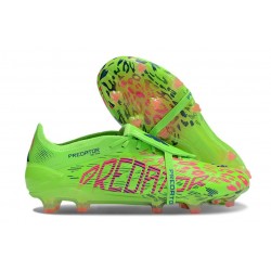 New 2025 Adidas Predator Elite FT FG Lemon Lucid Pink Blue Fusion