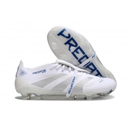 New 2025 Adidas Predator Elite FT FG White Silver Met. Bright Royal