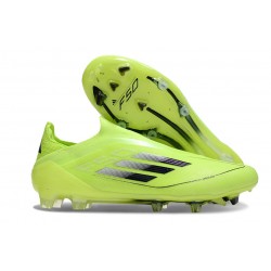 adidas F50 Elite Laceless FG Solar Yellow Black