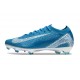 Nike Zoom Mercurial Vapor 16 Elite FG Football Cleats Blue White