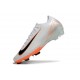 Nike Zoom Mercurial Vapor 16 Elite FG Football Cleats White Orange Black