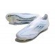 adidas F50 Elite Laceless FG White Blue